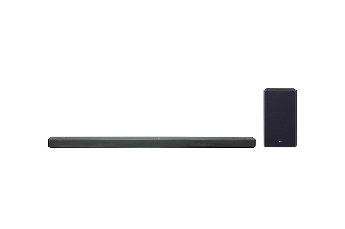 LG 500 W Home Theatre Wireless Subwoofer Black Color Upfiring Speakers Chromecast