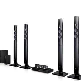 LG 1200W Home Theatre 5.1Ch Wireless Speaker Powerful Front Woofer Bluetooth Full HD Up-Scaling
