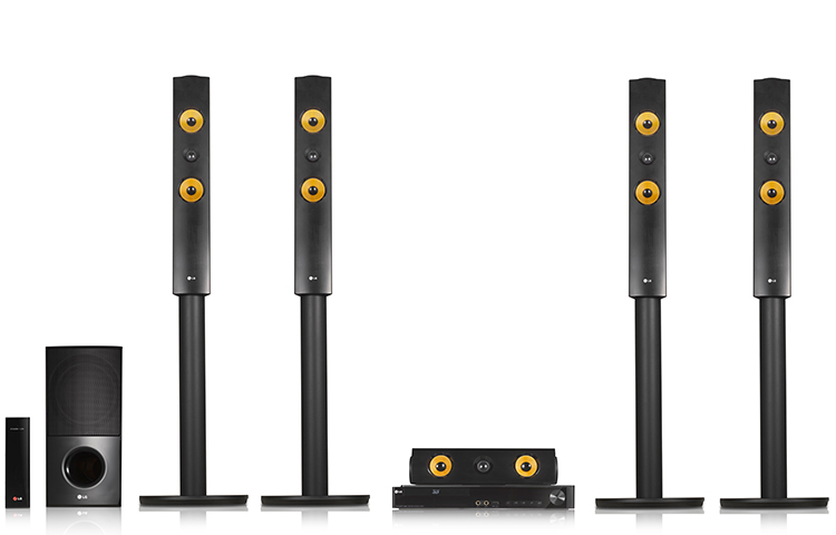 LG 1200W Home Theatre 5.1Ch Aramid Fiber Speaker WiFi Direct 2D-3D UHD