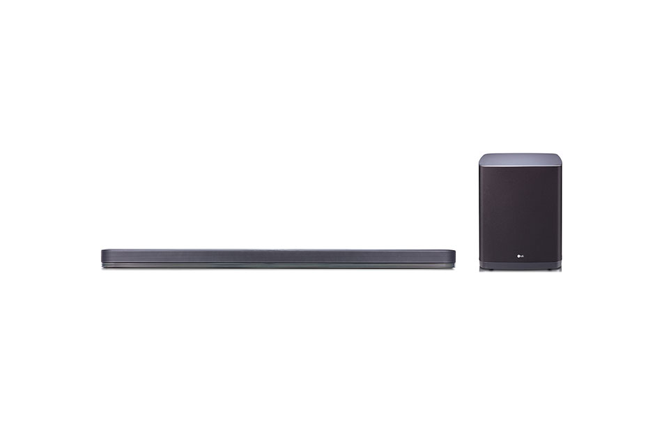 LG 500 W Home Theatre Wireless Subwoofer Black Color Upfiring Speakers Chromecast