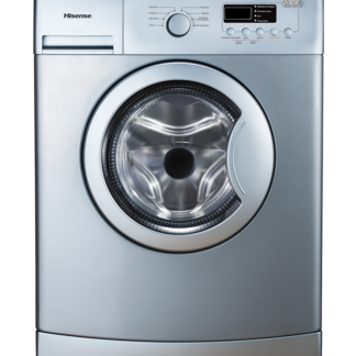 HISENSE Front loader, 8 KG, Smart Control, 1000 RPM, Silver Colour