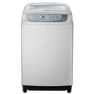 SAMSUNG Top Loader 8.5KG, Active wash, wobble technology, diamond drum, better fabric care with tangle les function, LED display panel, wine colour
