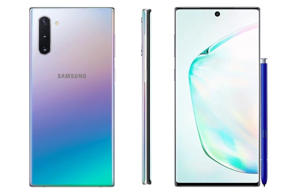 Samsung Galaxy Note 10 (Note 10) 6.3-Inch (8GB RAM, 256GB ROM), (12MP + 16MP) Dual SIM 3,500 MAh 5G S-Pen Android 9 Pie