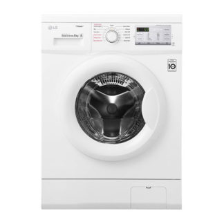 LG WM Front loader, 8 KG, White