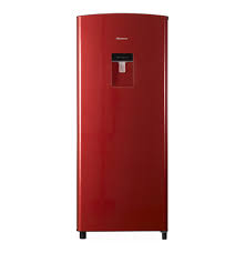Hisense Fridge 176L with inbuilt Water Dispenser, Red Color